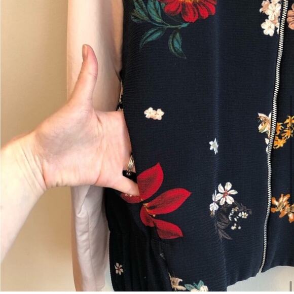 Zara Floral Bomber Jacket - Picture 6 of 8